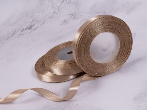 Wstążka Satynowa 12mm x 35Y # Beż*66