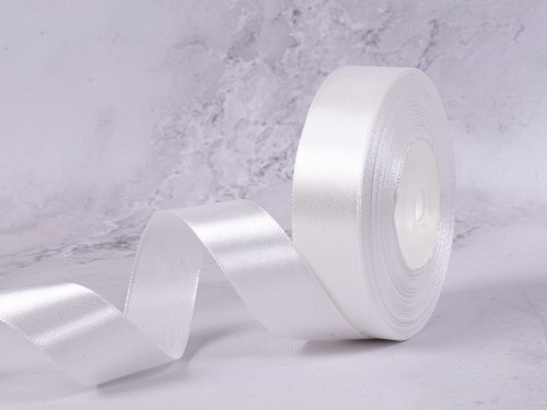 Wstążka Satynowa 25mm x 35Y # Krem*02