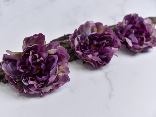 Peonia - Piwonia SN406 # Przygaszony FIOLET Cieniowany (12 szt) 