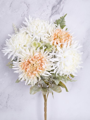Bukiet ASTER # Krem/Brzoskwinia