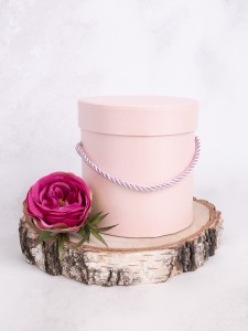 Flower Box*1 # Jasna Pudrowa Brzoskwinia
